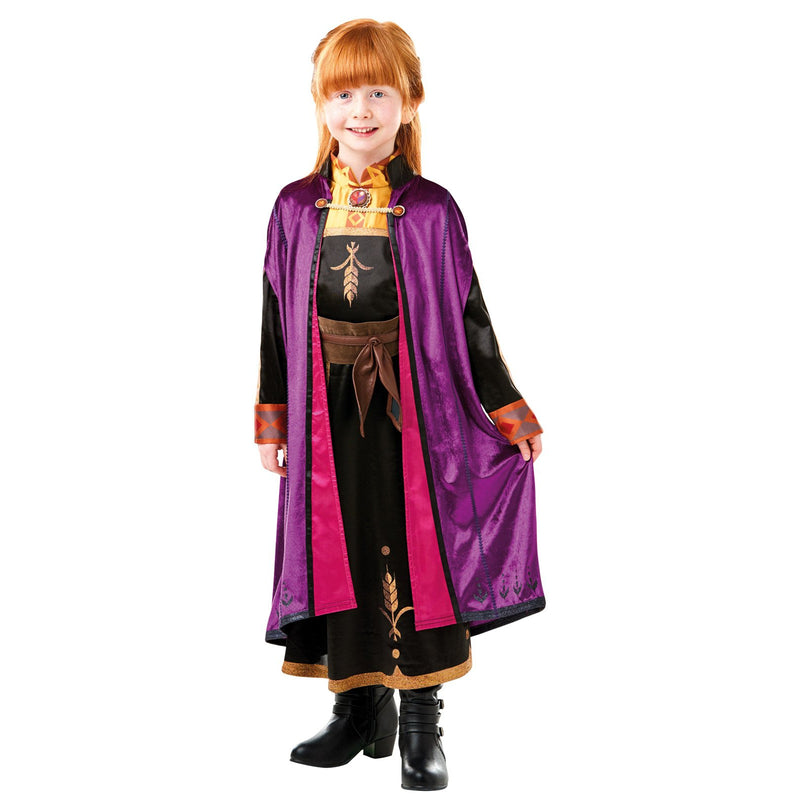 Anna Frozen 2 Deluxe Costume Girls Purple
