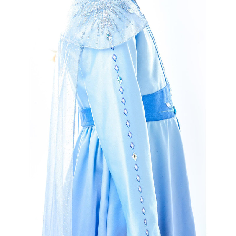 Elsa Frozen 2 Premium Costume Girls Blue