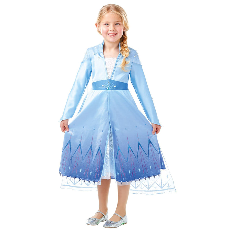 Elsa Frozen 2 Premium Costume Girls Blue