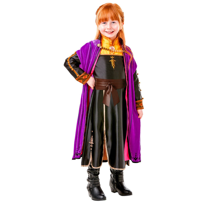 Anna Frozen 2 Premium Costume Girls Purple