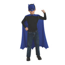 Batman Cape & Mask Set Child Mens Blue -1