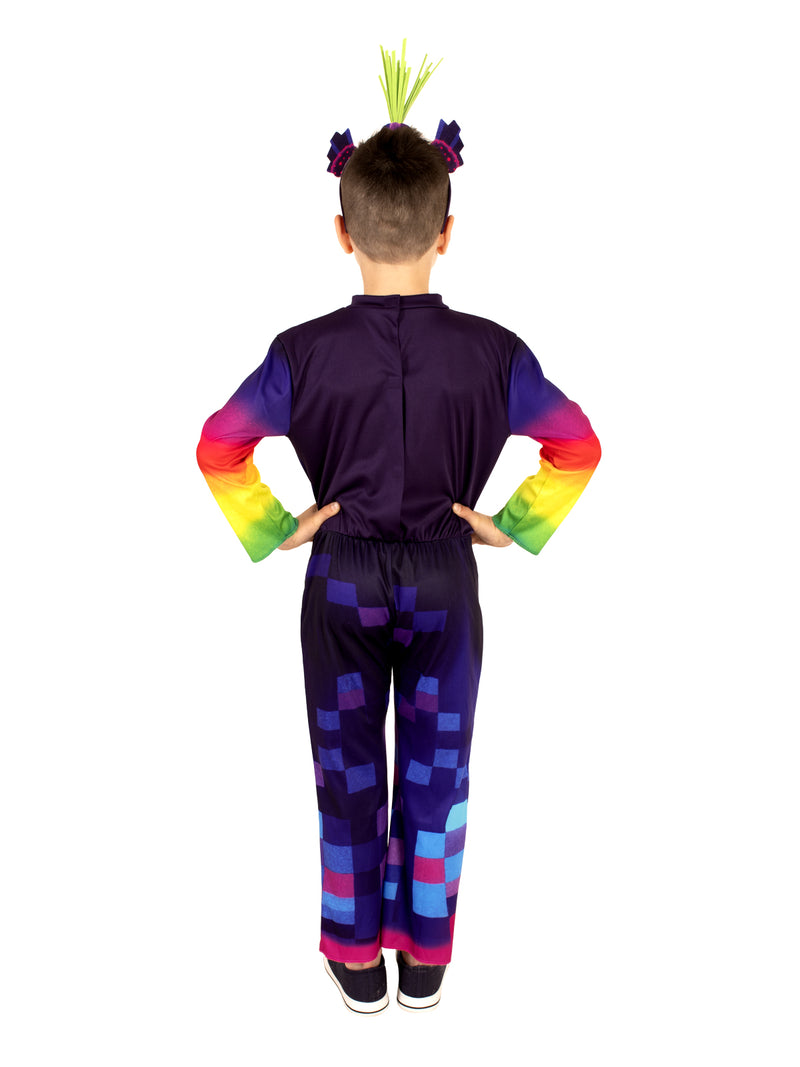 King Trollex Deluxe Costume Child Boys Purple