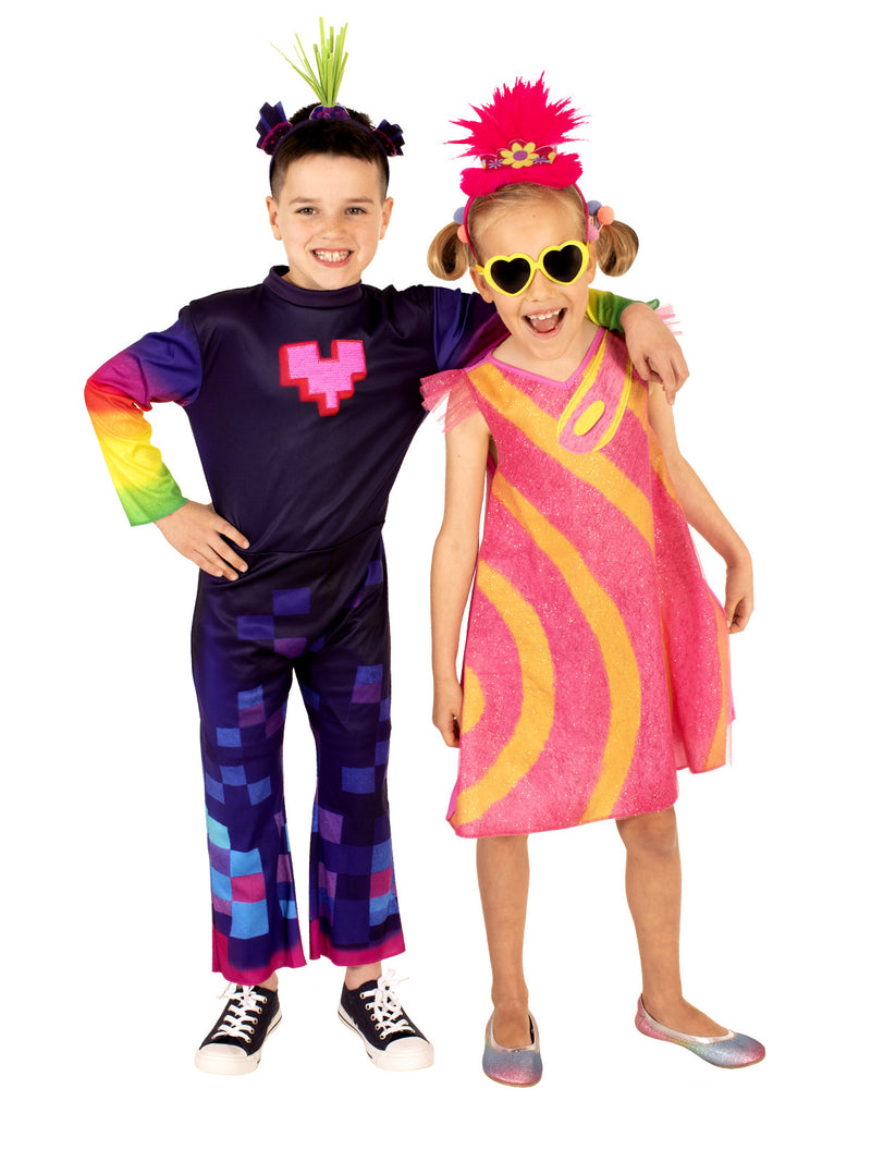 Poppy Deluxe Trolls 2 Pop Costume Child Girls Pink