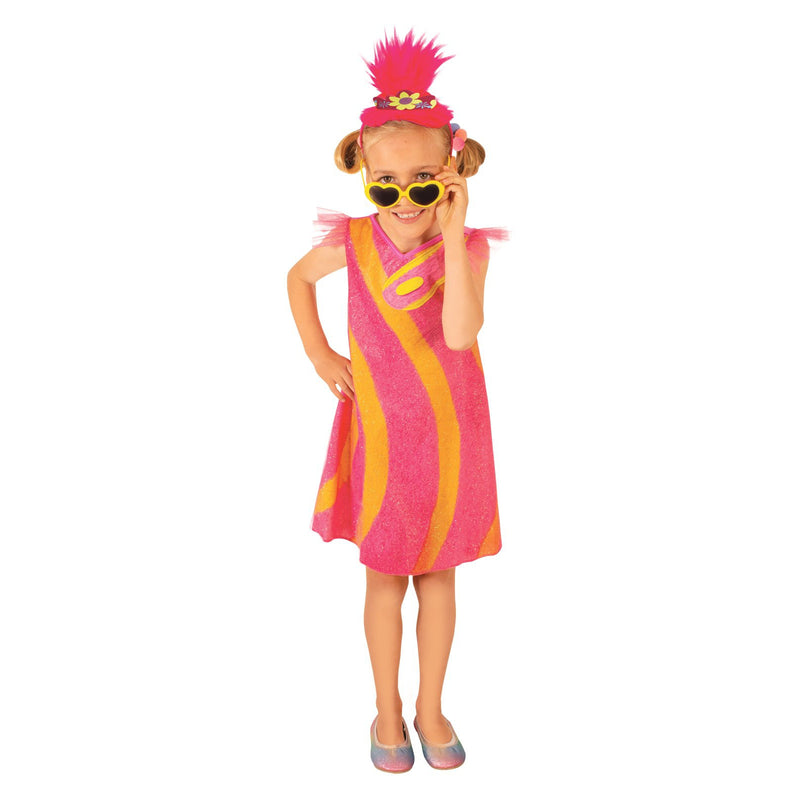 Poppy Deluxe Trolls 2 Pop Costume Child Girls Pink