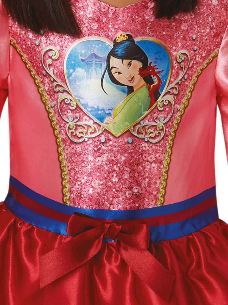 Mulan Classic Costume Girls Pink