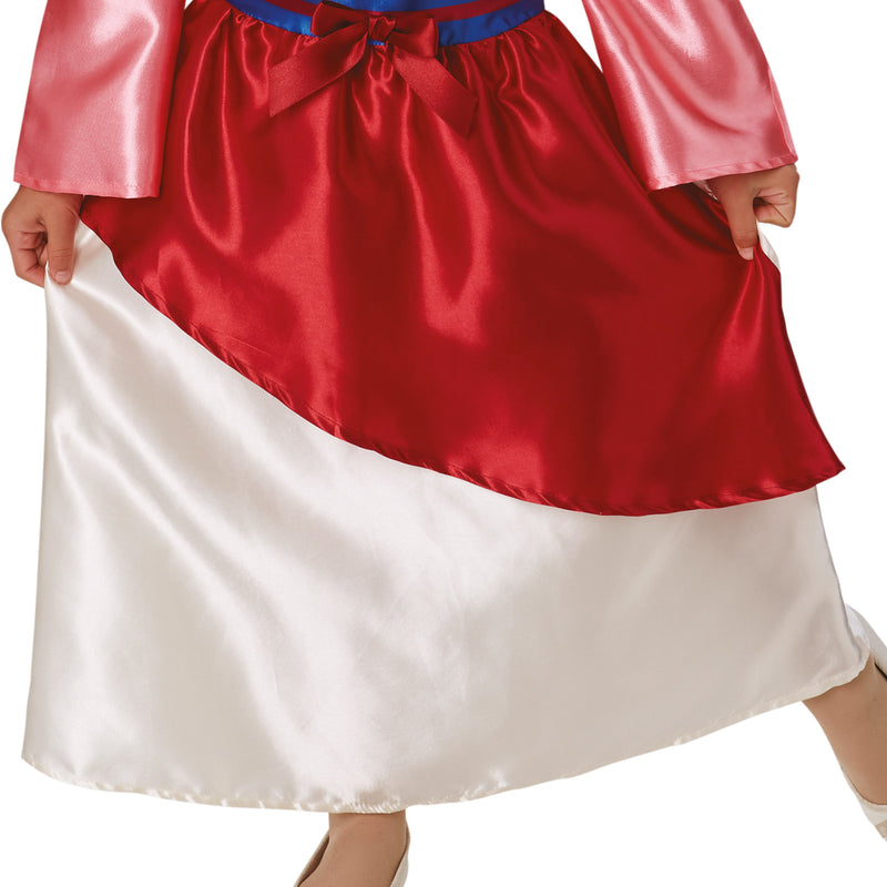 Mulan Classic Costume Girls Pink