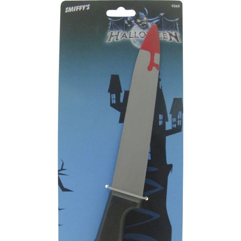 Blood Stained Screamer Knife Adult Grey Unisex -1