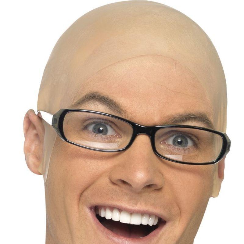 Bald Skin Head Adult Flesh Unisex Pink -1