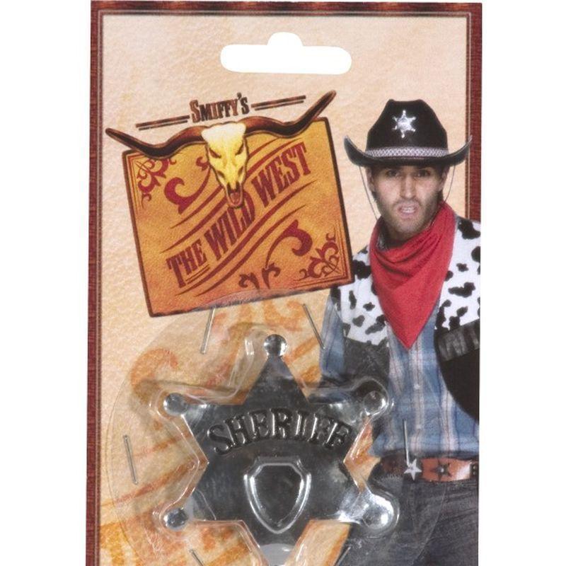 Sheriff Star Badge - One Size
