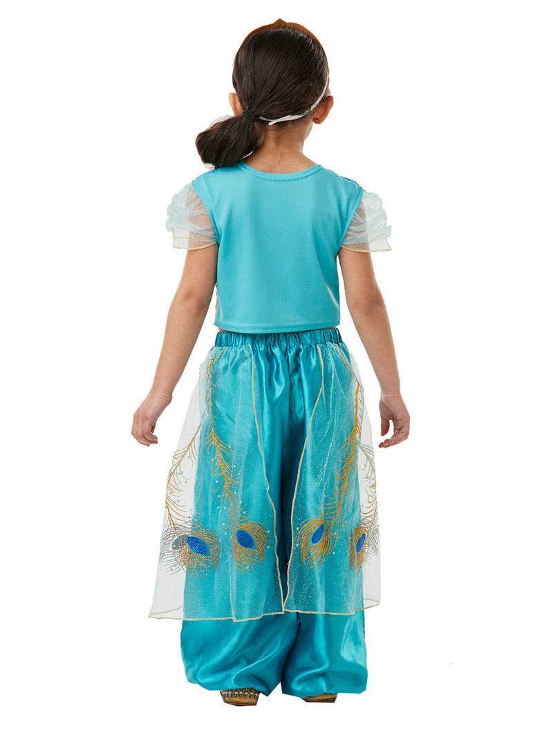 Jasmine Live Action Aladdin Costume Child Girls -2