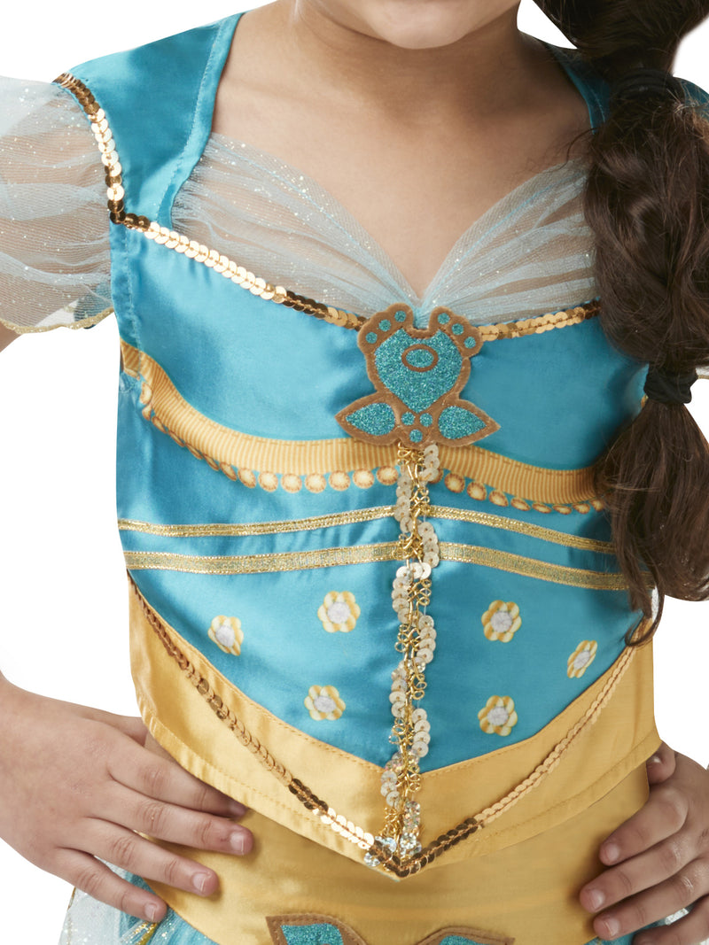 Jasmine Live Action Aladdin Costume Child Girls -3