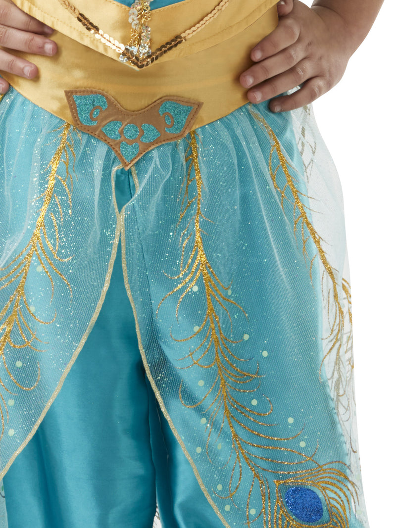 Jasmine Live Action Aladdin Costume Child Girls -4