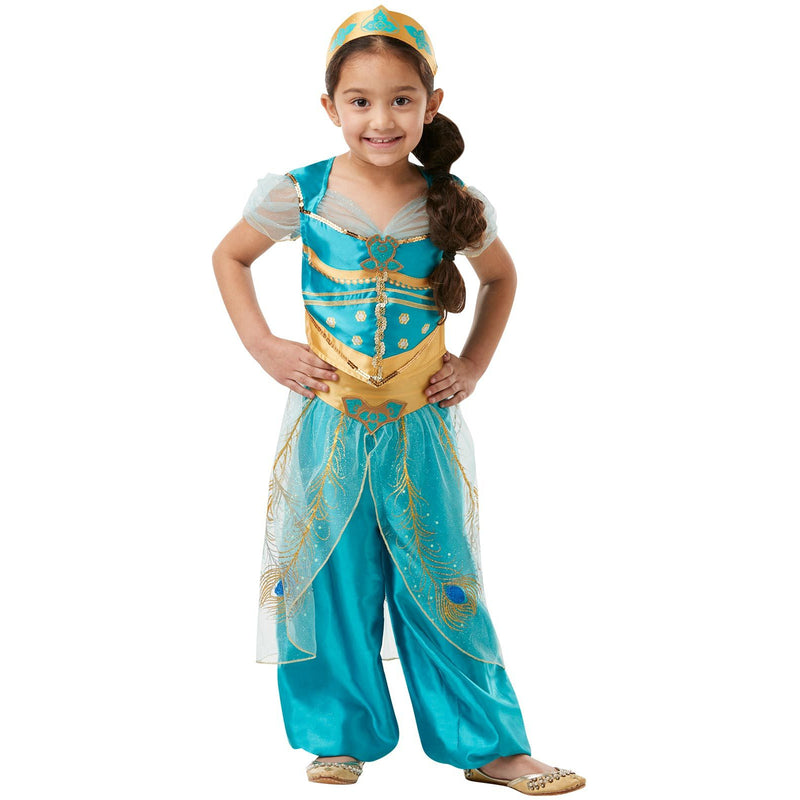 Jasmine Live Action Aladdin Costume Child Girls -1