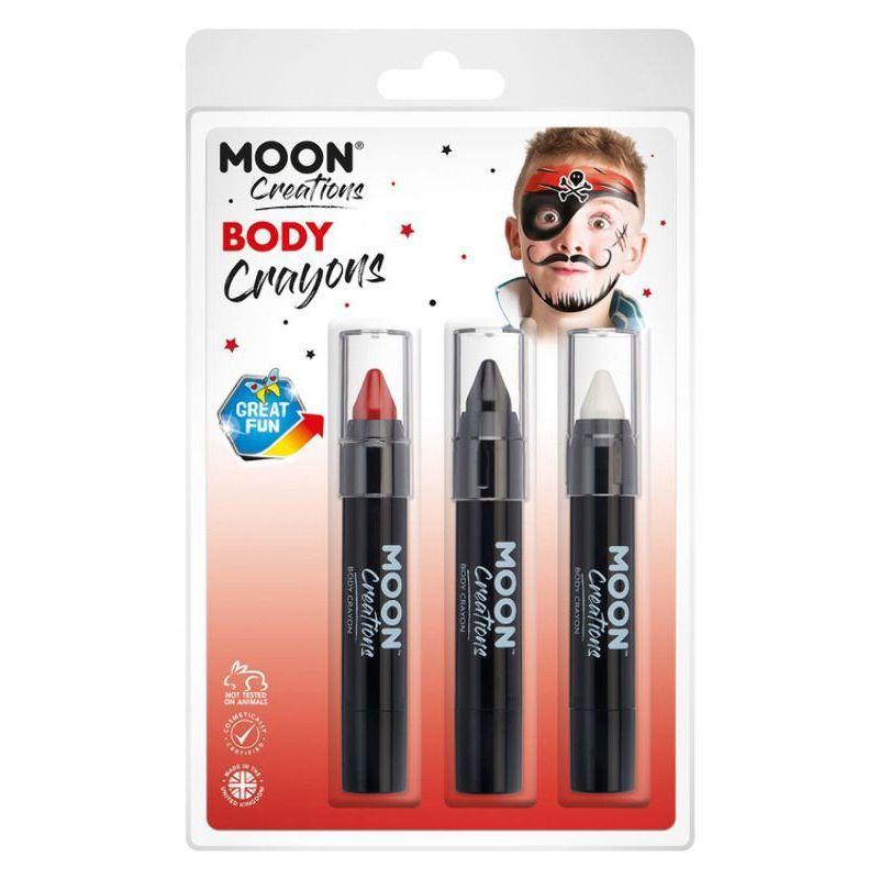 Moon Creations Body Crayons Unisex White -1
