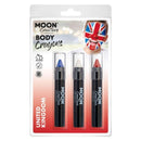 Moon Creations Body Crayons Unisex White -1