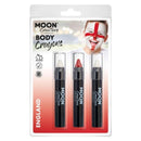 Moon Creations Body Crayons Unisex White -1