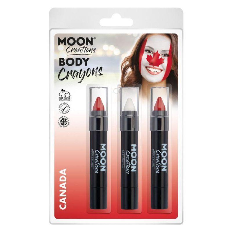 Moon Creations Body Crayons Unisex White -1