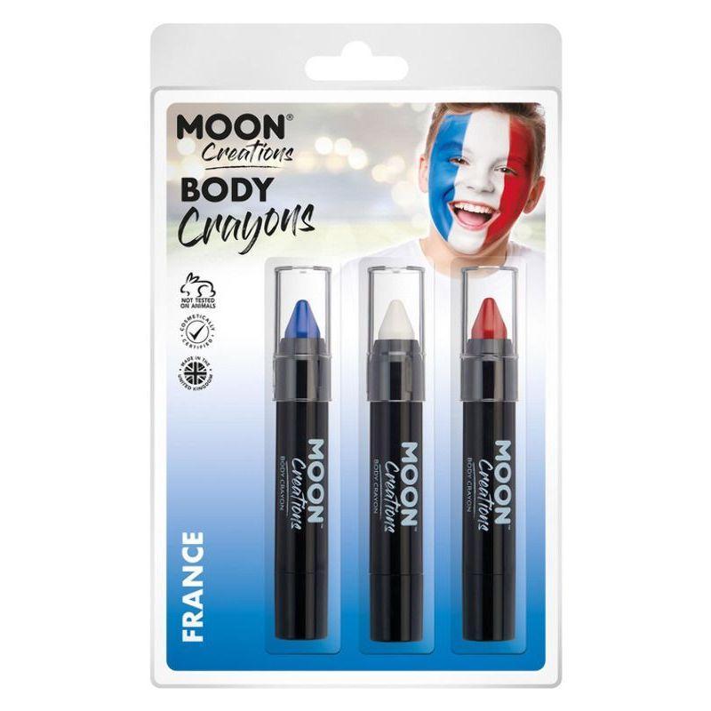 Moon Creations Body Crayons Unisex White -1