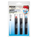 Moon Creations Body Crayons Unisex White -1