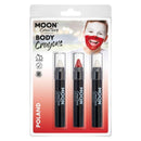 Moon Creations Body Crayons Unisex White -1