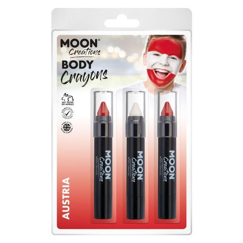 Moon Creations Body Crayons Unisex White -1