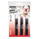 Moon Creations Body Crayons Unisex White -1