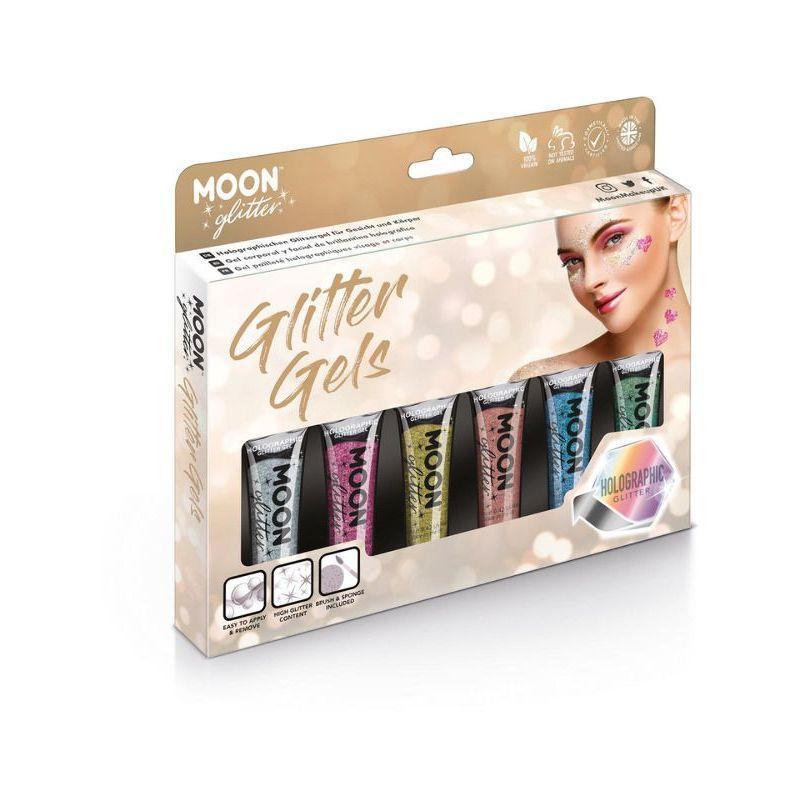 Moon Glitter Holographic Fine Glitter Gel Assorte Unisex -1