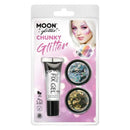 Moon Glitter Holographic Chunky G04694 Costume Make Up