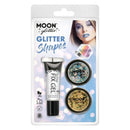 Moon Glitter Holographic Shapes G05219 Costume Make Up