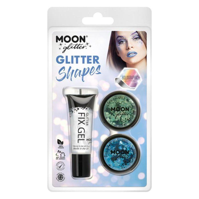 Moon Glitter Holographic Glitter Shapes Unisex