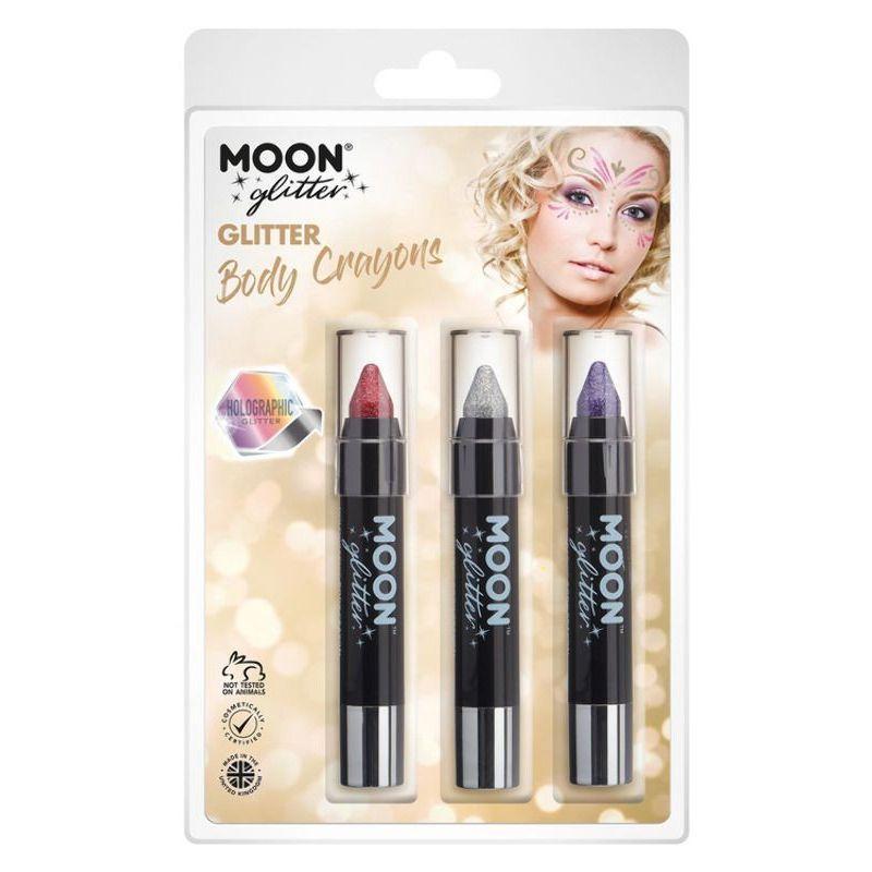 Moon Glitter Holographic Body Crayons G06728 Costume Make Up