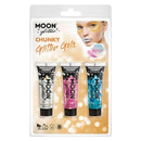 Moon Glitter Iridescent Chunky Gel G13443 Costume Make Up