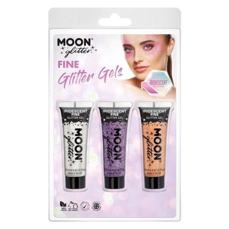 Moon Glitter Iridescent Glitter Gel Unisex White