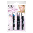 Moon Glitter Iridescent Body Crayons G23794 Costume Make Up