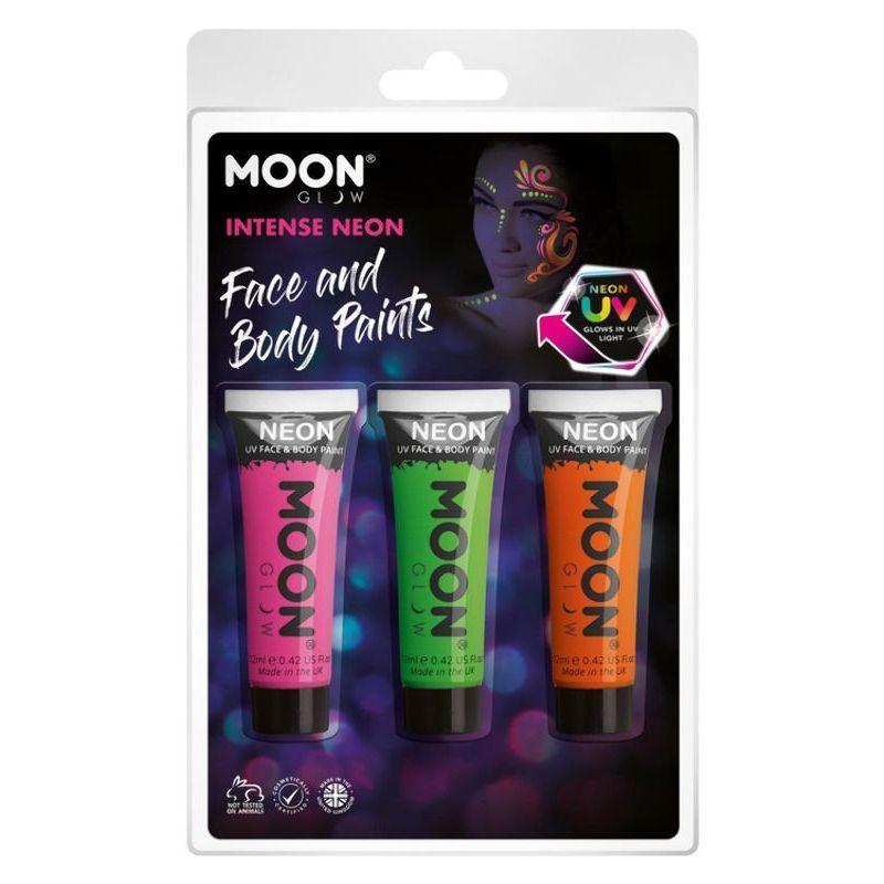 Moon Glow Intense Neon Uv Face Paint Hot Pink Unisex