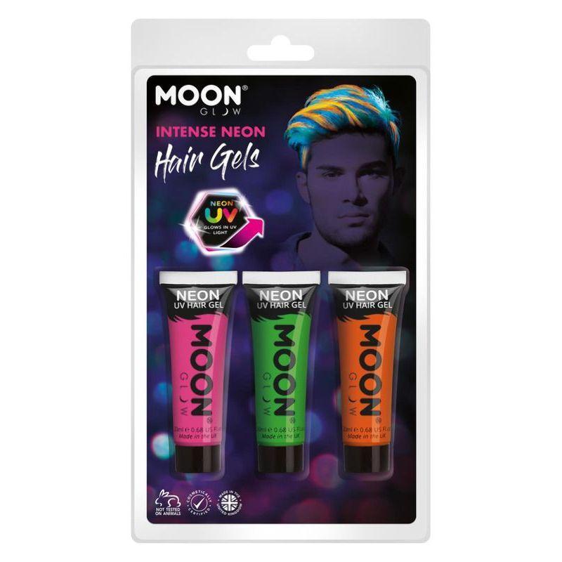 Moon Glow Intense Neon UV Hair Gel M36084 Costume Make Up