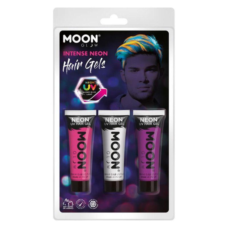 Moon Glow Intense Neon Uv Hair Gel Unisex White