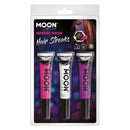 Moon Glow Intense Neon UV Hair Streaks M36602 Costume Make Up