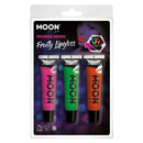 Moon Glow Intense Neon UV Fruity Lipgloss M37081 Costume Make Up