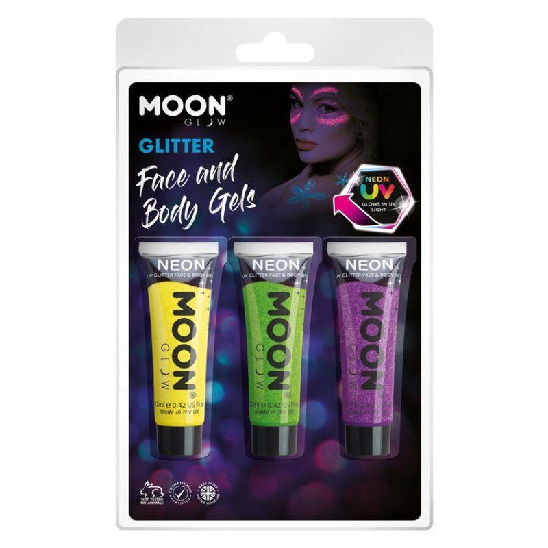 Moon Glow Neon Uv Fine Glitter Gel Unisex