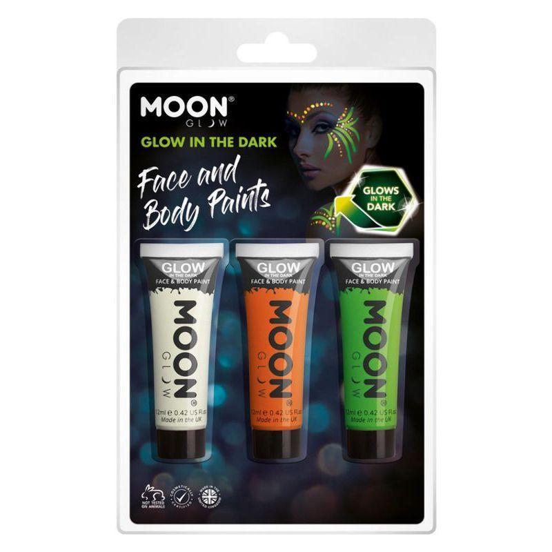 Moon Glow Glow In The Dark Face Paint Unisex -1