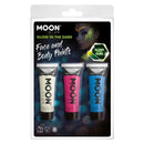 Moon Glow Glow In The Dark Face Paint Unisex -1