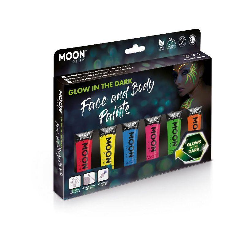 Moon Glow Glow In The Dark Face Paint Assorted Unisex -1