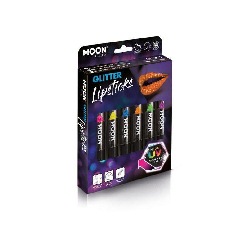 Moon Glow Neon Uv Glitter Lipstick Assorted Unisex -1