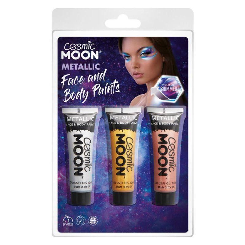 Cosmic Moon Metallic Face & Body Paint Unisex