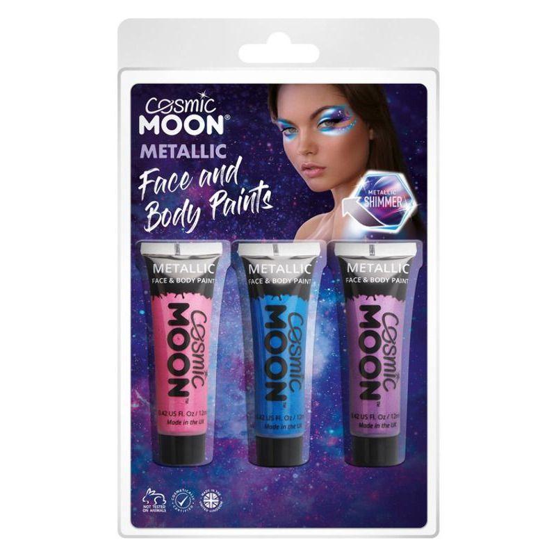 Cosmic Moon Metallic Face & Body Paint Unisex