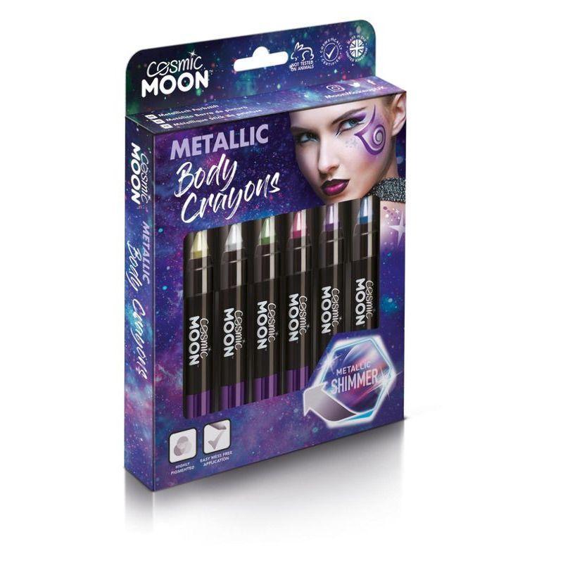 Cosmic Moon Metallic Body Crayons Assorted Unisex -1