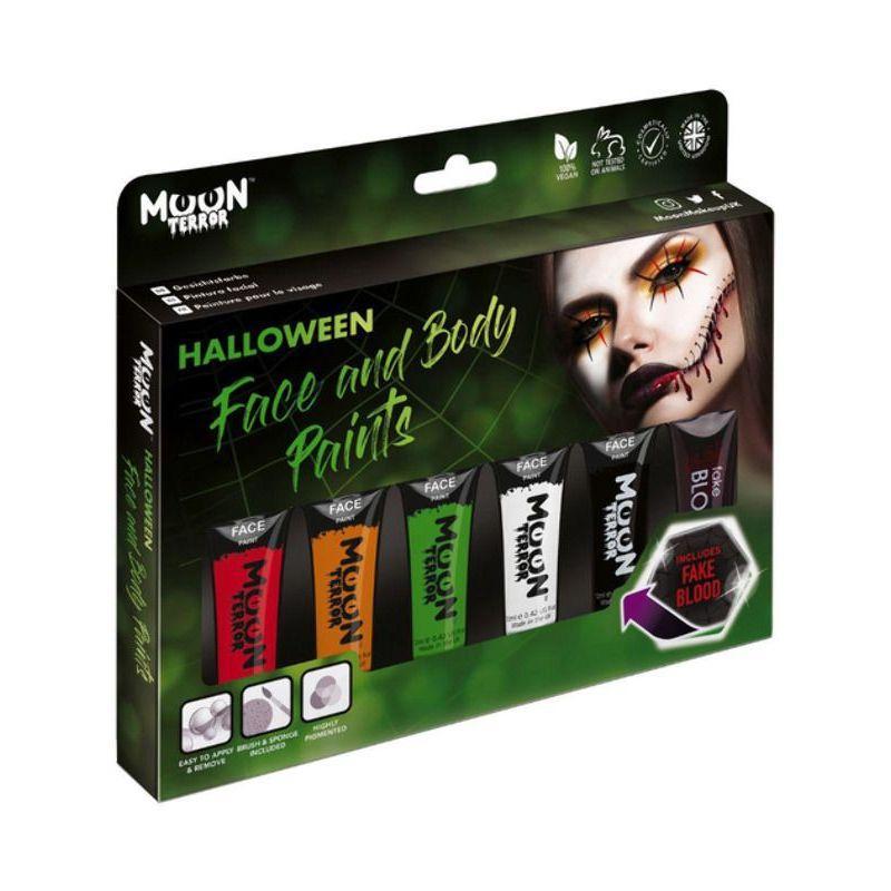 Moon Terror Halloween Face & Body Paint Assorted Unisex -1