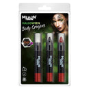 Moon Terror Halloween Body Crayons Unisex White -1