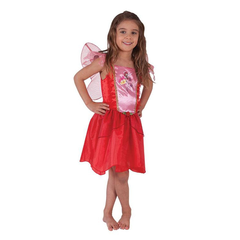 Rosetta Pirate Playtime Costume Girls Red -1